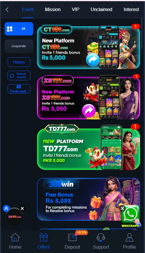 w88win bonuses image